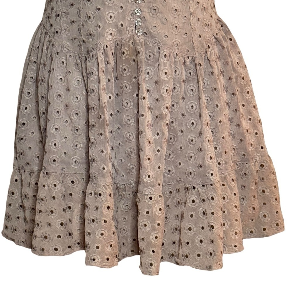 Urban Outfitters Kimchi Blue Leilani Broderie Mini Dress SZ. M - Picture 7 of 16